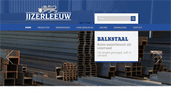 Desktop Screenshot of ijzerleeuw.nl