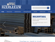 Tablet Screenshot of ijzerleeuw.nl